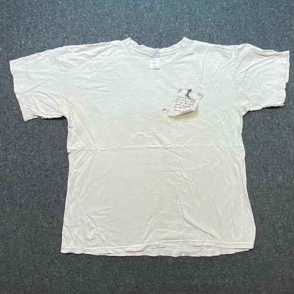 Gildan Other - Gildan T Shirt XL Mens White Living‎ Epistles Christian Jesus Graphic Vintage